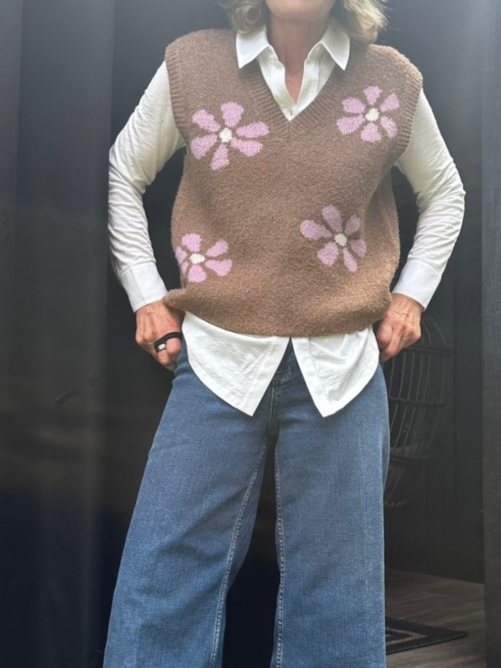 Adorable Flower Power Vest!